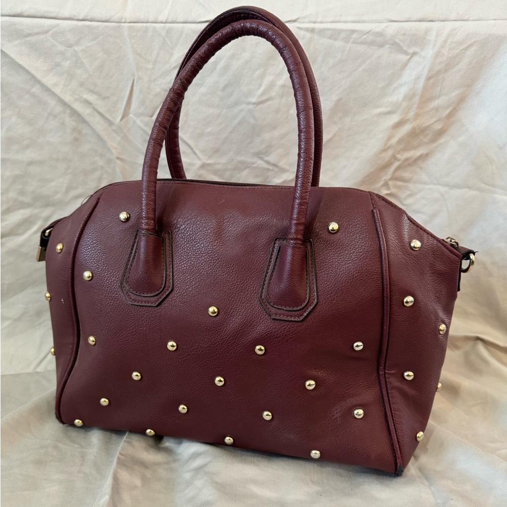 Burgundy bag